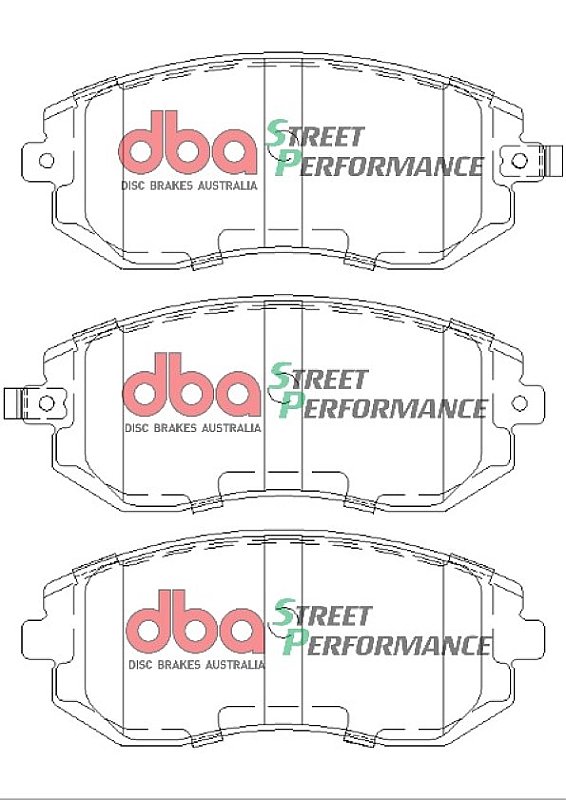 DBA Brake Kit - Street Series En-Shield Plain & Street Performance Brake Pads (2x DBA650E + DB1491SP) DBA650E-1491SP