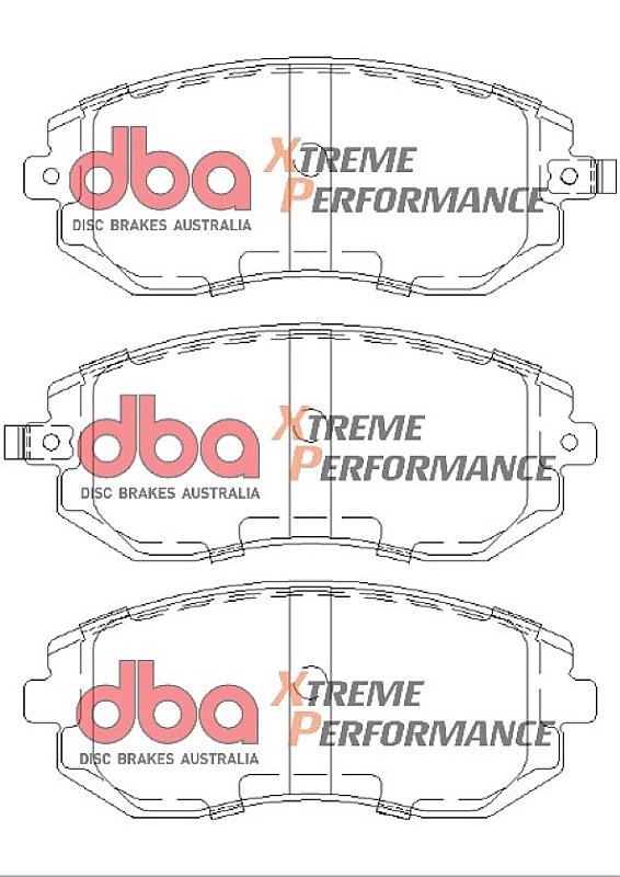 DBA Brake Kit - 4000 Series Plain & Xtreme Performance Brake Pads (2x DBA4650 + DB1491XP) DBA4650-1491XP