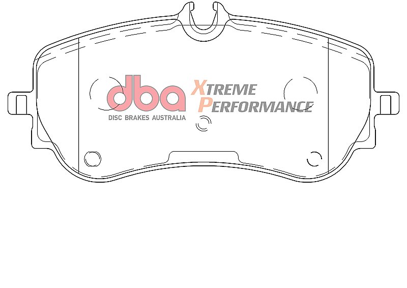 DBA Xtreme Performance Brake Pads 141.1mm x 65mm DB15002XP - Rear