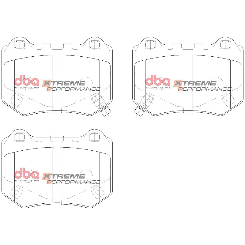 DBA Xtreme Performance Brake Pads 103.6mm x 73.7mm DB15007XP - Rear