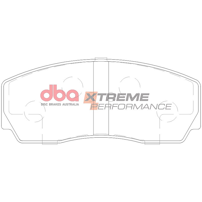 DBA Xtreme Performance Brake Pads 132.3mm x 55.8mm DB15010XP - Front