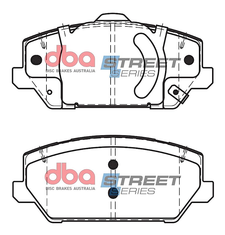 Front DBA Street Series Brake Pads to fit Hyundai