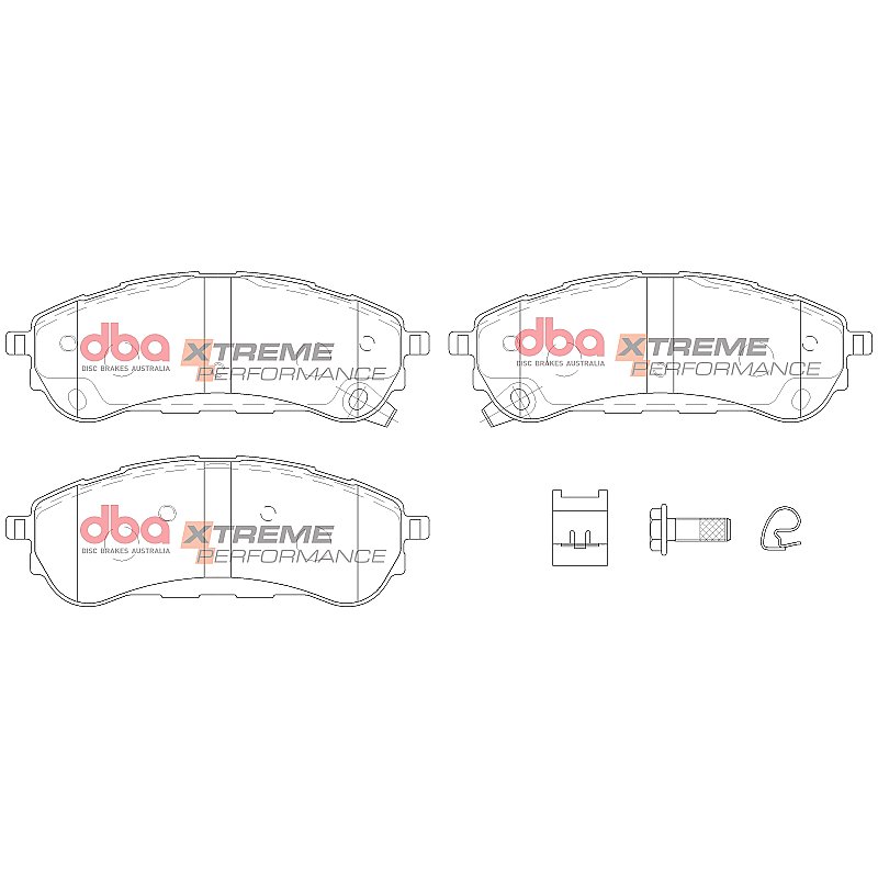 DBA Brake Kit - 4000 Series T3 Slotted & Xtreme Performance Brake Pads (2x DBA43109S + DB15016XP) DBA43109S-15016XP