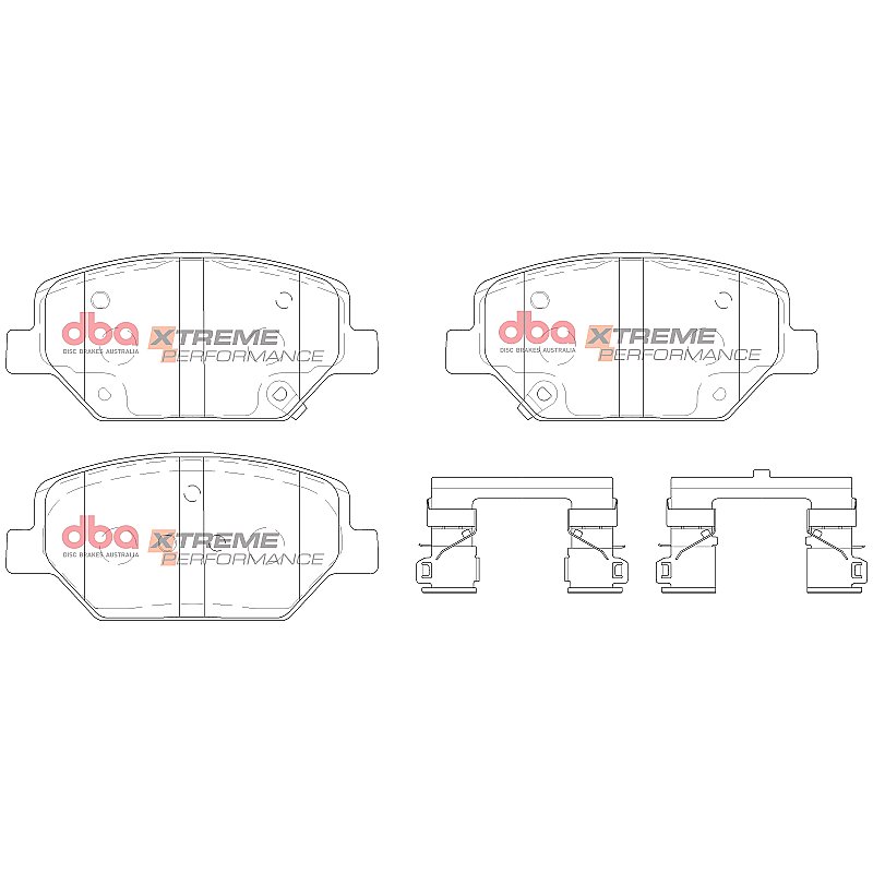 DBA Xtreme Performance Brake Pads 147.7mm x 52.4mm DB15017XP - Front