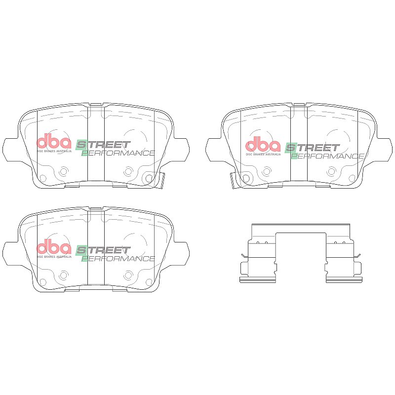 DBA Street Performance Brake Pads 106.5mm x 46.7mm DB15019SP - Rear