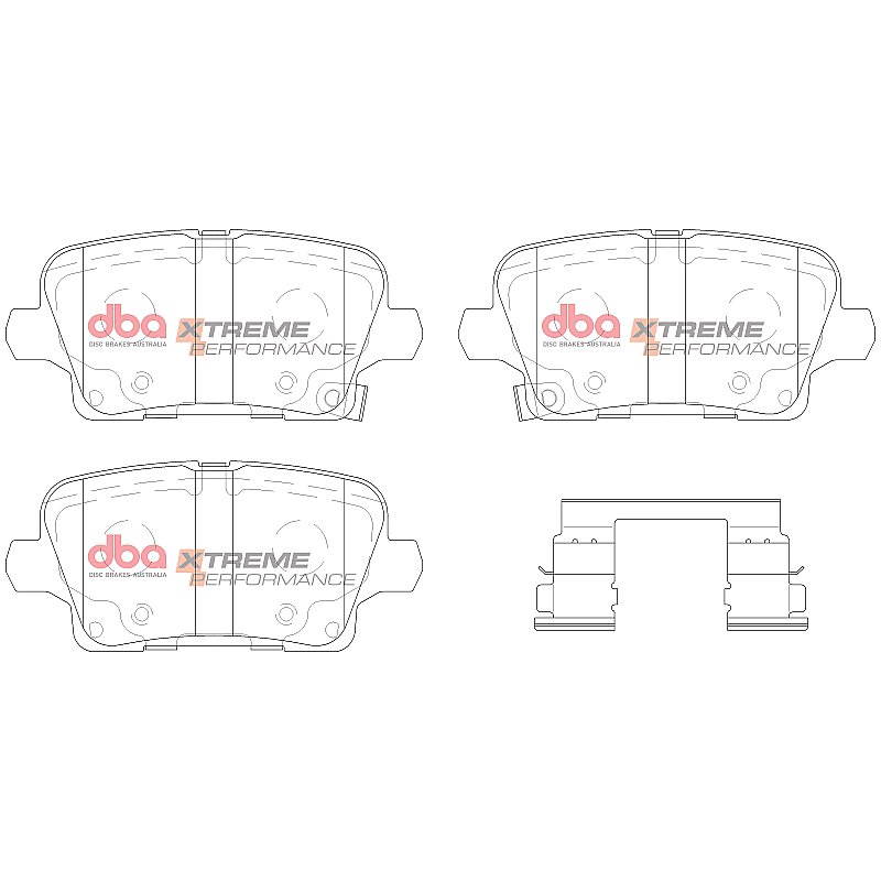 DBA Xtreme Performance Brake Pads 106.5mm x 46.7mm DB15019XP - Rear
