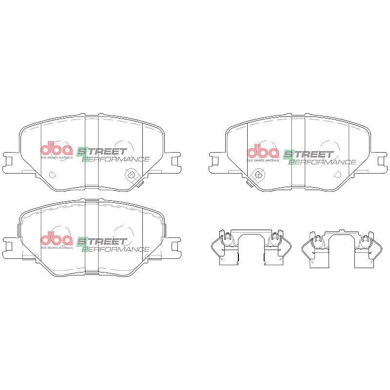 DBA Street Performance Brake Pads 106.5mm x 48.9mm DB15020SP - Front