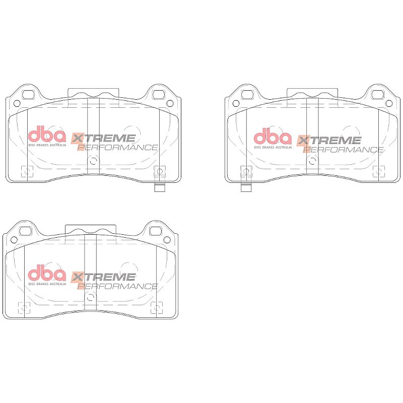 Front DBA Xtreme Brake Pads to fit Focus RS MK3