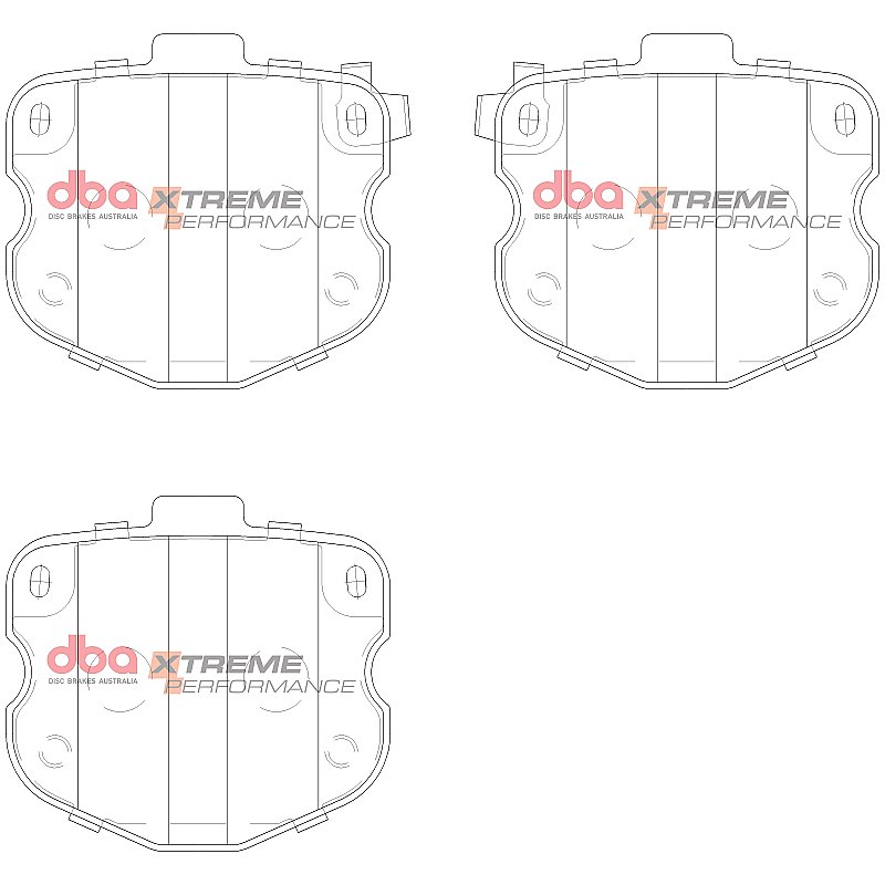 DBA Xtreme Performance Brake Pads 59mm x 54.5mm DB15028XP - Front