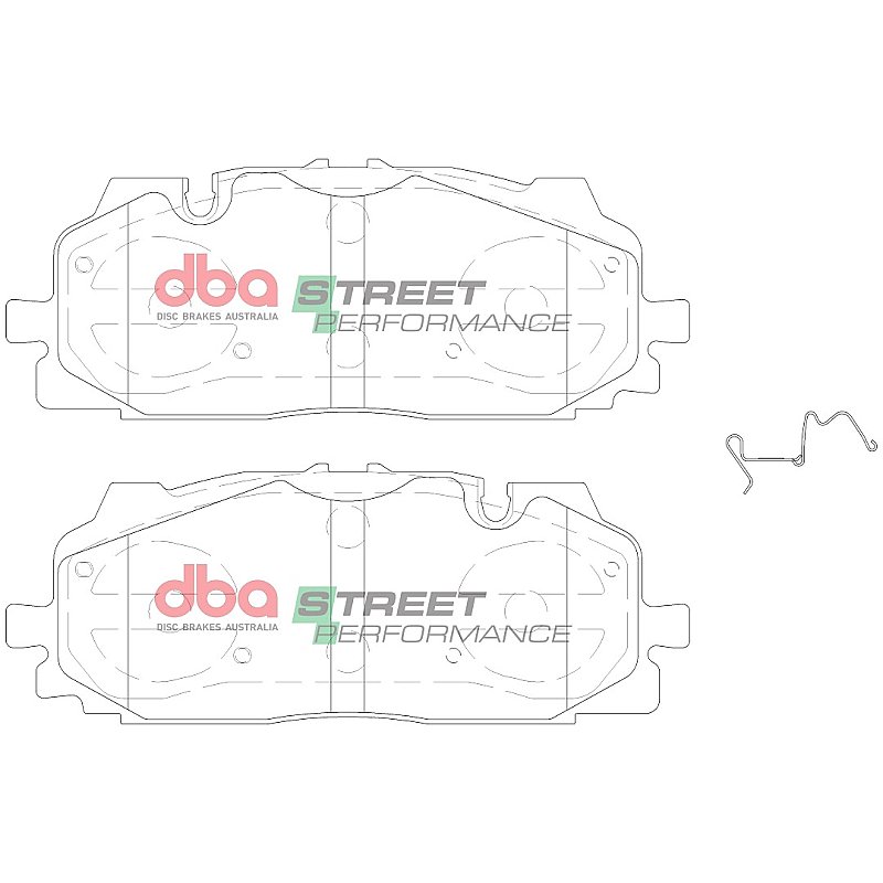 Front DBA Performance Street Pads to fit Audi RS3 RS4