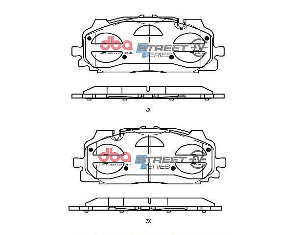 DBA Street Series Brake Pads DB15030SSEV - Front