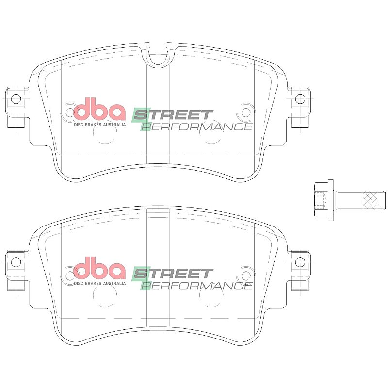 Rear DBA Performance Street Pads for to fit Audi RS4 RS5