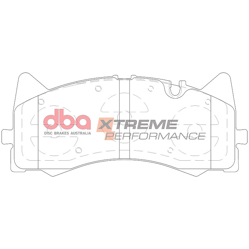 DBA Xtreme Performance Brake Pads 206mm x 87.1mm DB15035XP - Front