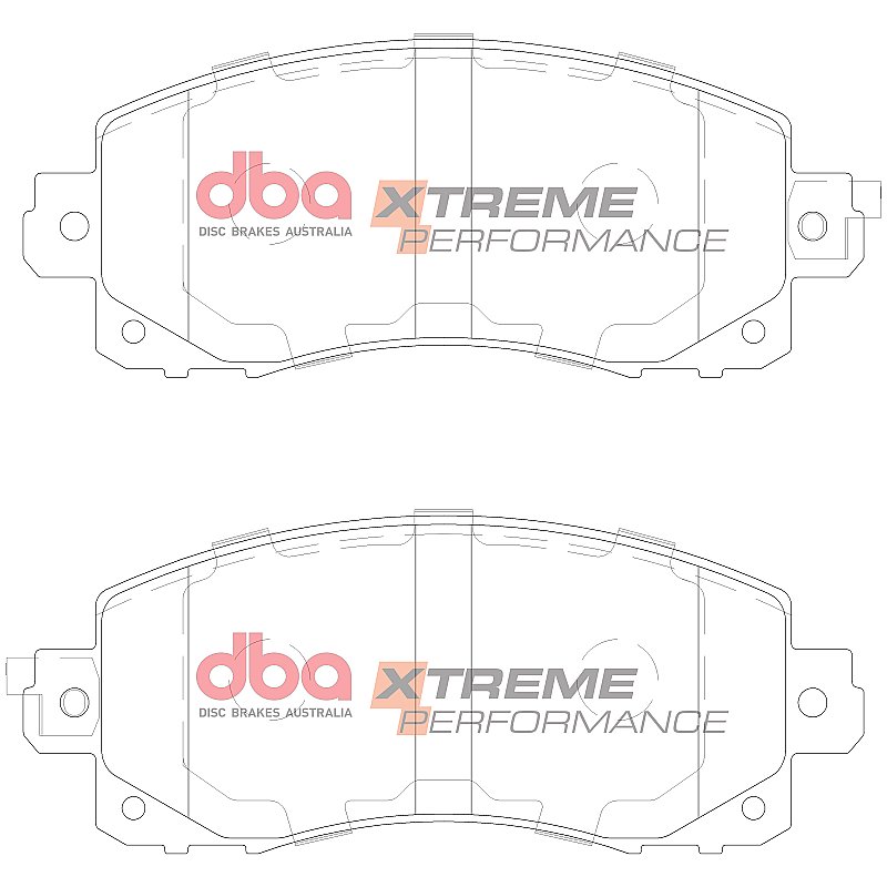 DBA Xtreme Performance Brake Pads 145.2mm x 58.6mm DB15042XP - Front