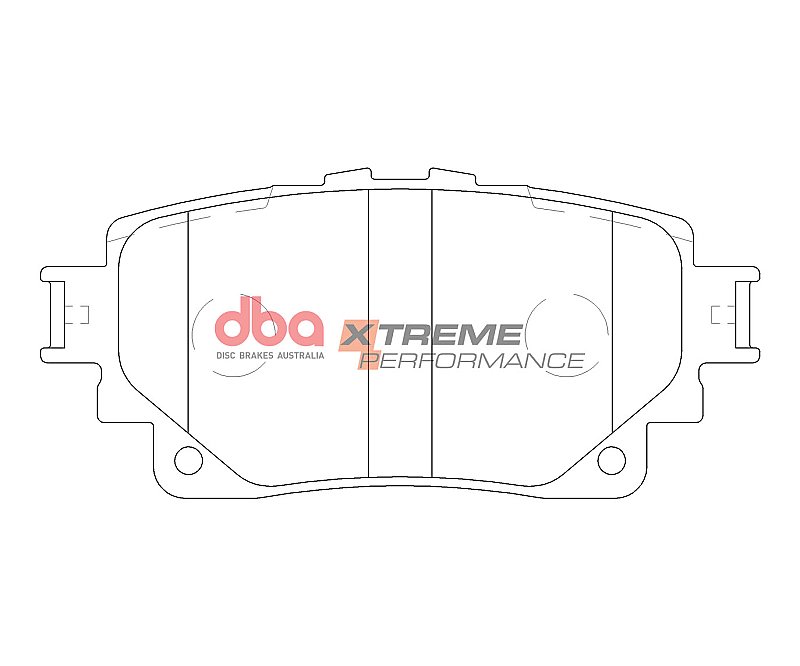 DBA Xtreme Performance Brake Pads 103.7mm x 47.6mm DB15068XP - Rear