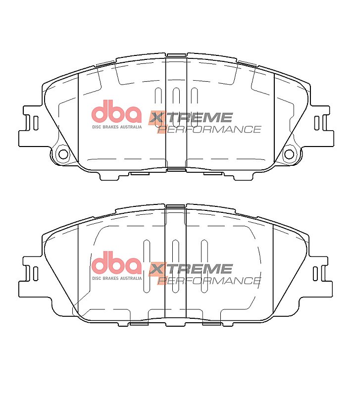 DBA Xtreme Performance Brake Pads 139.5mm x 54.4mm DB15079XP - Front