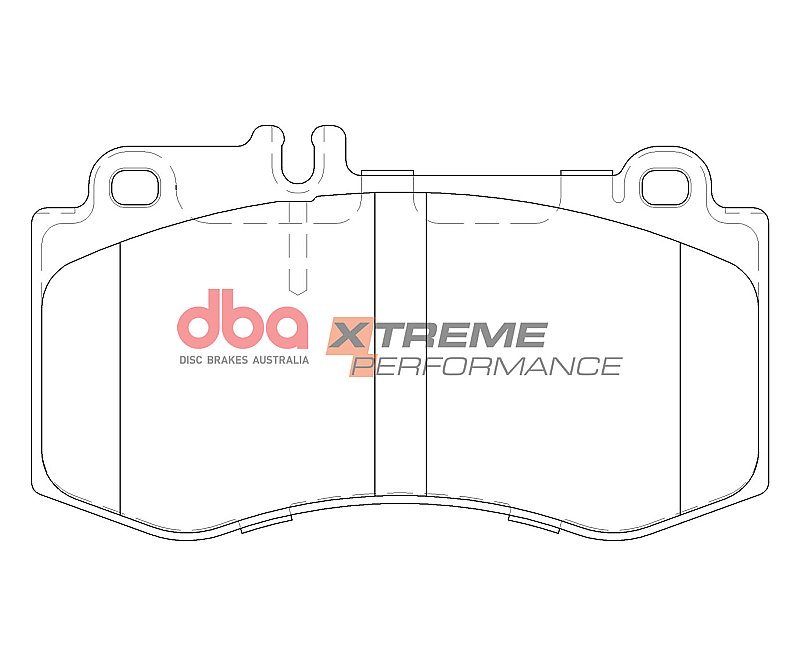 DBA Xtreme Performance Brake Pads 141.7mm x 80.2mm DB15103XP - Front