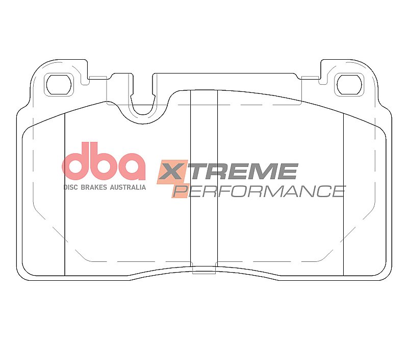 DBA Xtreme Performance Brake Pads 131.8mm x 77.5mm DB15111XP - Front