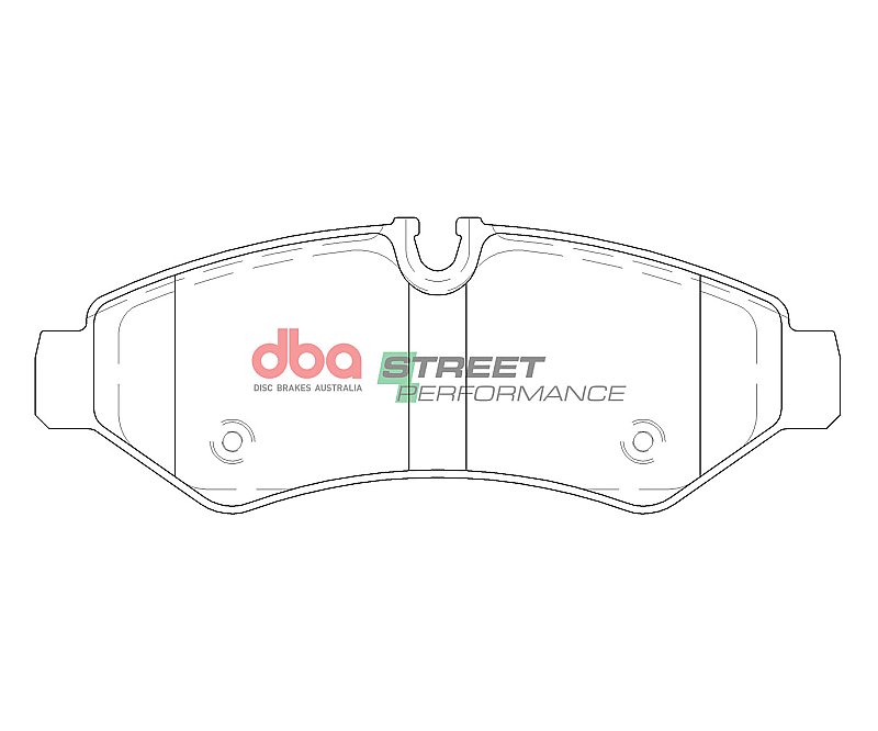 DBA Street Performance Brake Pads 148.6mm x 54.7mm DB15114SP - Rear