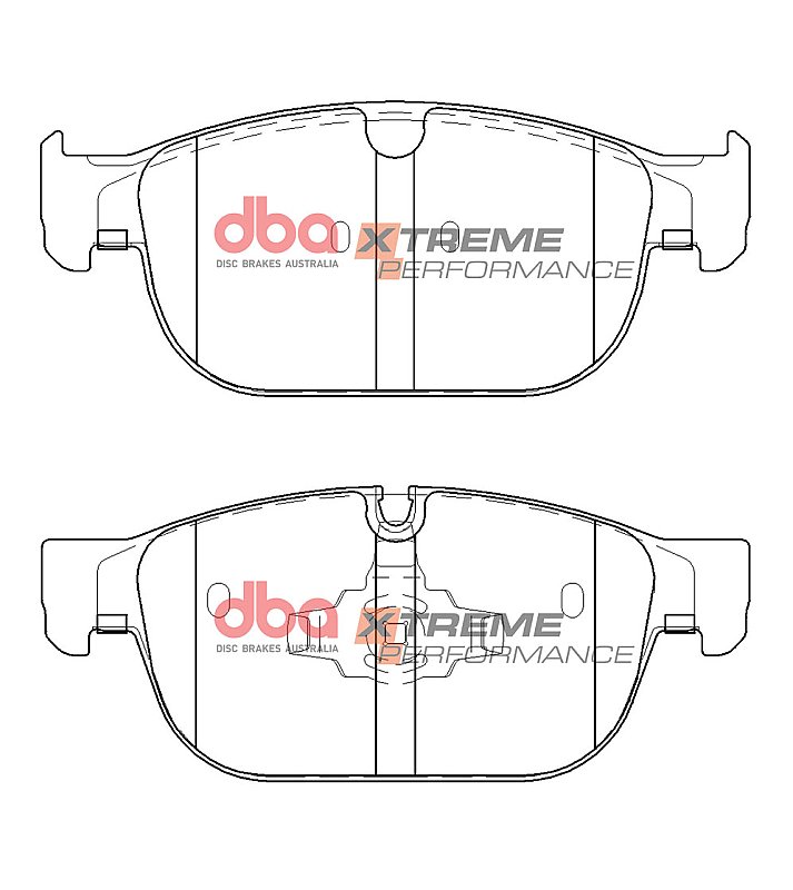 DBA Xtreme Performance Brake Pads 180.2/181.4mm x 74.9/75mm DB15116XP - Front