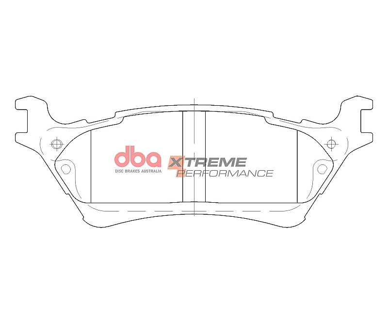DBA Xtreme Performance Brake Pads 148.8mm x 54.9mm DB15122XP - Rear