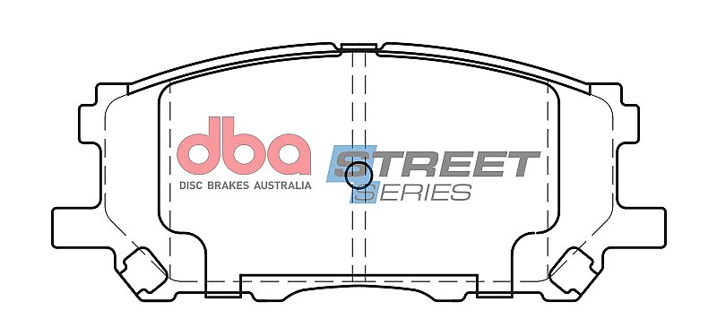 DBA Street Series Ceramic Brake Pads 141mm x 59.3mm DB1517SS - Front