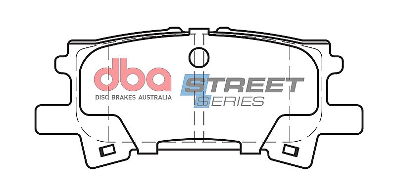 DBA Street Series Ceramic Brake Pads 101.9mm x 43.9mm DB1518SS - Rear
