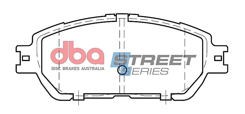 DBA Street Series Ceramic Brake Pads 143.4mm x 58.4mm DB1519SS - Front