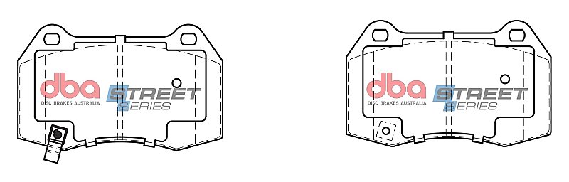 Front DBA Street Series Ceramic Pads to fit Nissan Skyline GTR
