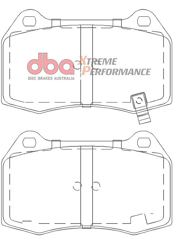 DBA Xtreme Brake Pads to fit Nissan Honda