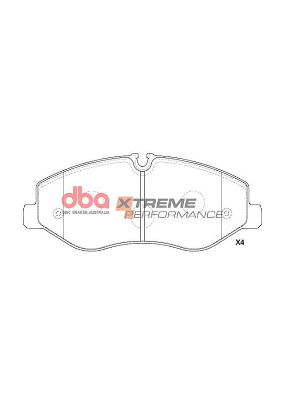 DBA Xtreme Performance Brake Pads 184.1mm x 75.1mm DB15220XP - Front
