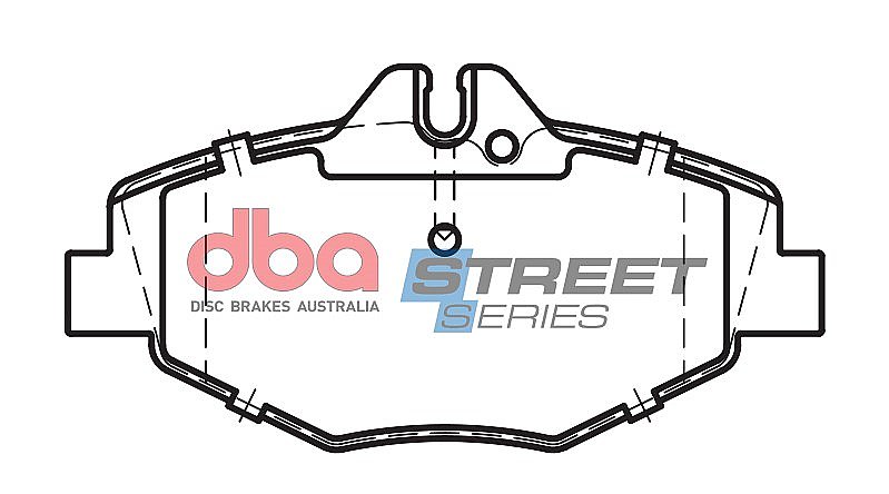 DBA Street Series Ceramic Brake Pads 136.4mm x 68.7mm DB1667SS - Front