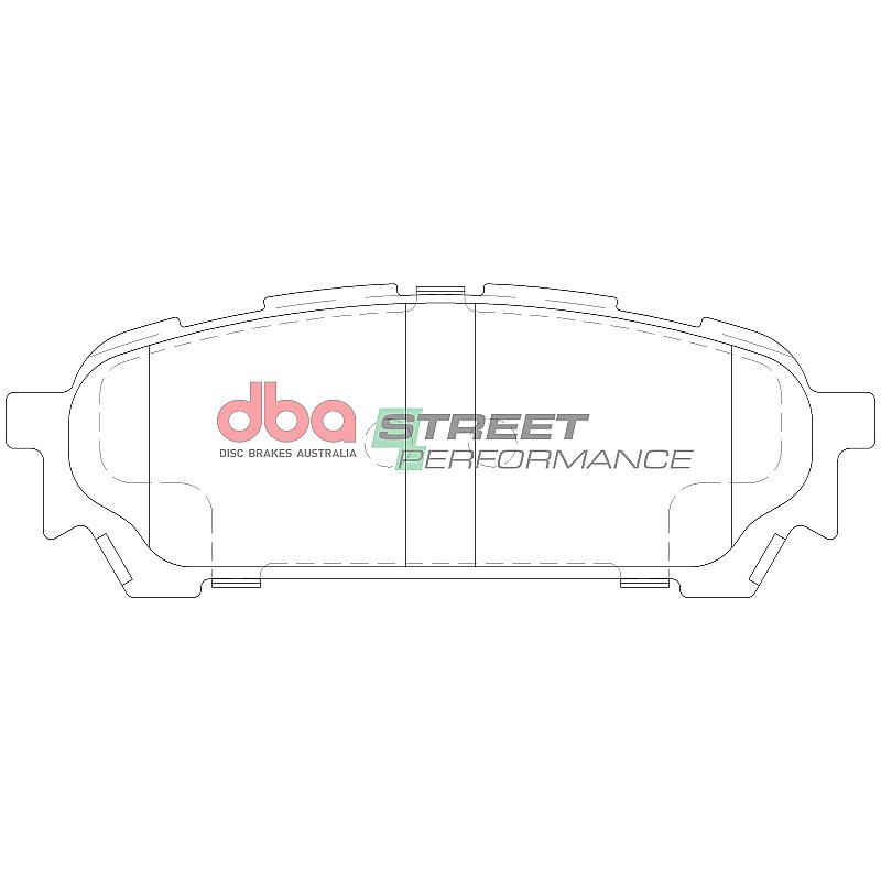 DBA Street Performance Brake Pads 108.6mm x 39.2mm DB1672SP - Rear