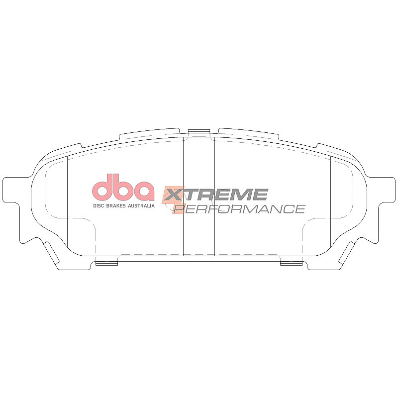 DBA Xtreme Performance Brake Pads 108.6mm x 39.2mm DB1672XP - Rear