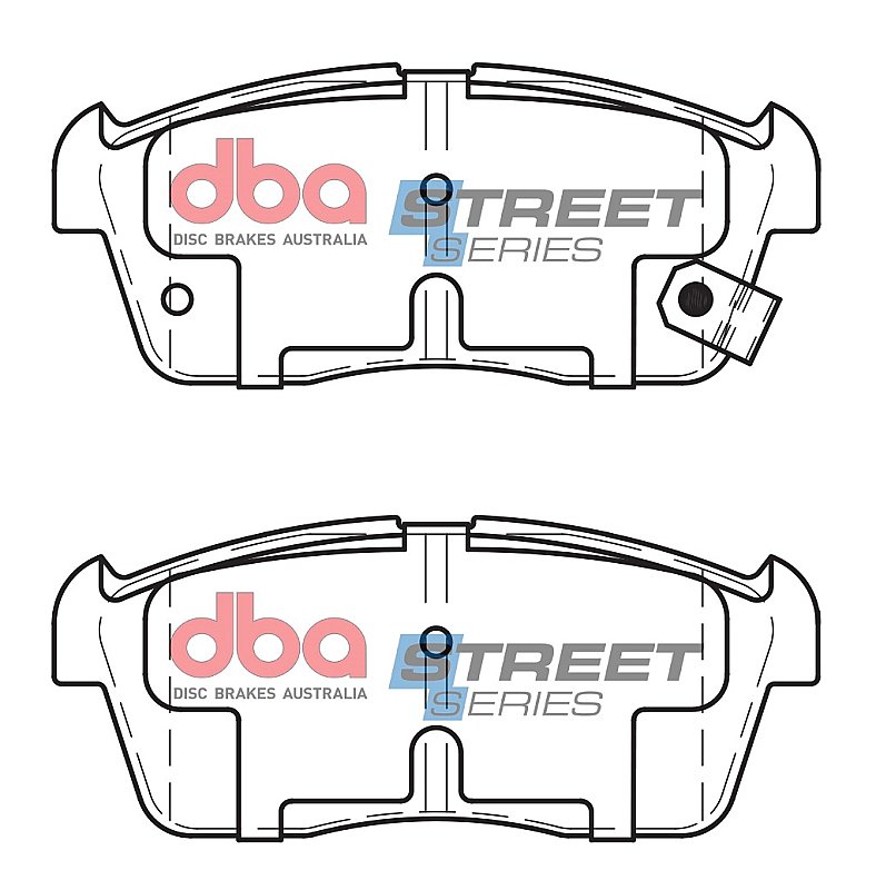 DBA Street Series Ceramic Brake Pads 108.3mm x 45.1mm DB1674SS - Front