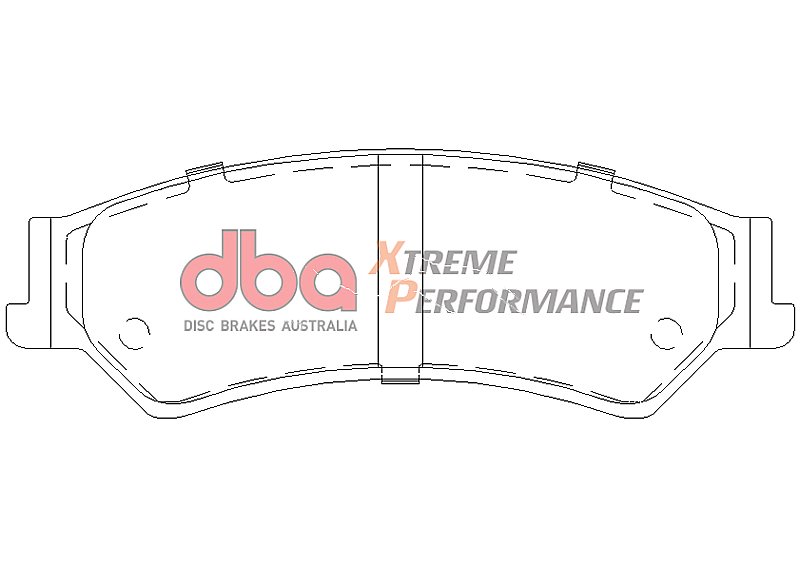 DBA Xtreme Performance Brake Pads 151.6mm x 51.7mm DB1675XP - Rear