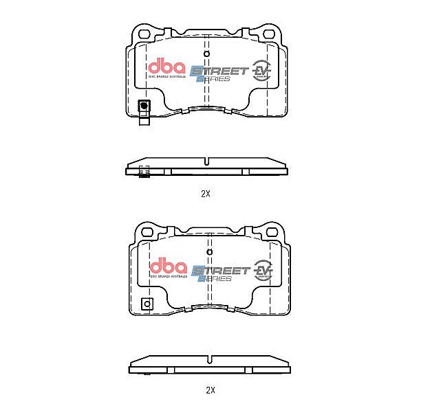 DBA Street Series Brake Pads DB1678SSEV