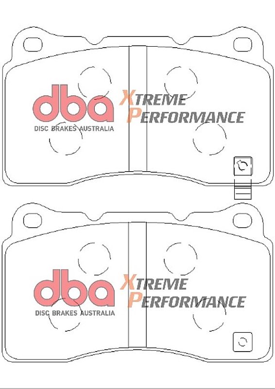 Front DBA Xtreme Brake Pads to fit Mitsubishi Subaru Honda