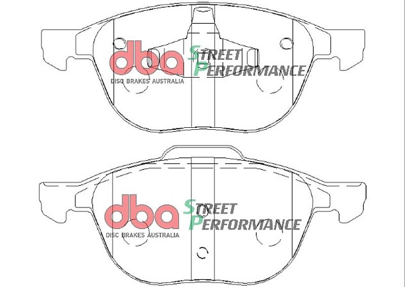 DBA Brake Kit - Street Series T2 Slotted & Street Performance Brake Pads (2x DBA2118S + DB1679SP) DBA2118S-1679SP