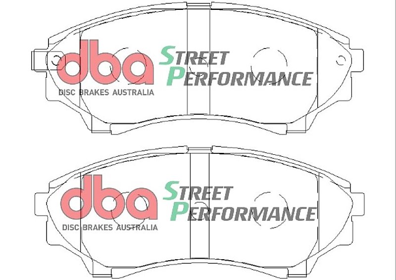 DBA Street Performance Brake Pads 145.1mm x 58.5mm DB1681SP - Front