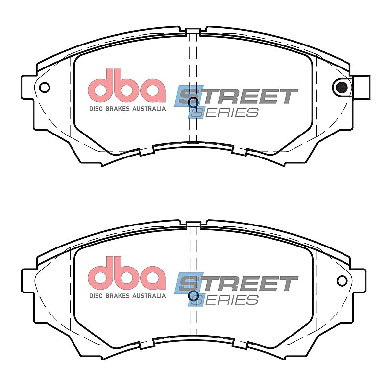 DBA Street Series Ceramic Brake Pads 145mm x 59mm DB1681SS - Front