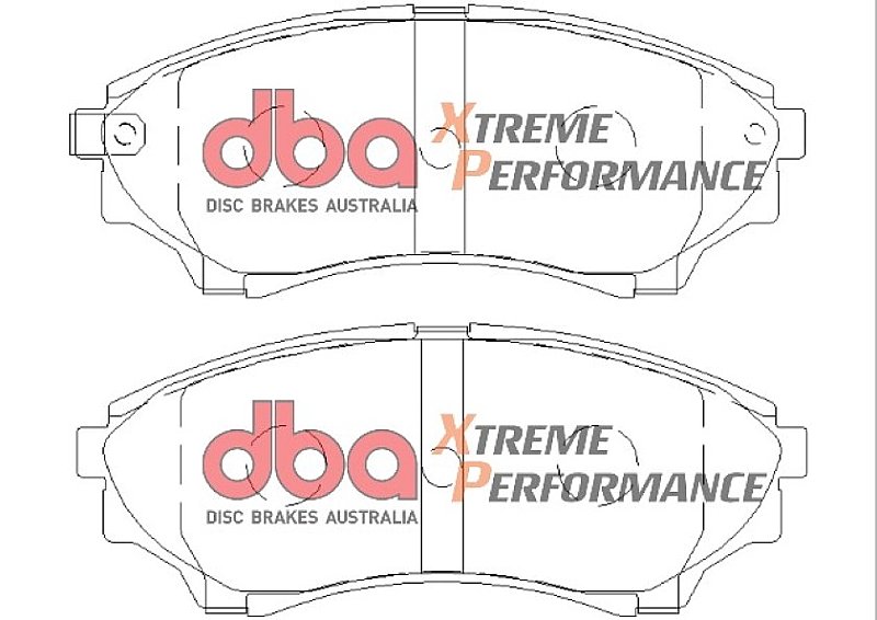 DBA Xtreme Performance Brake Pads 145.1mm x 58.5mm DB1681XP - Front