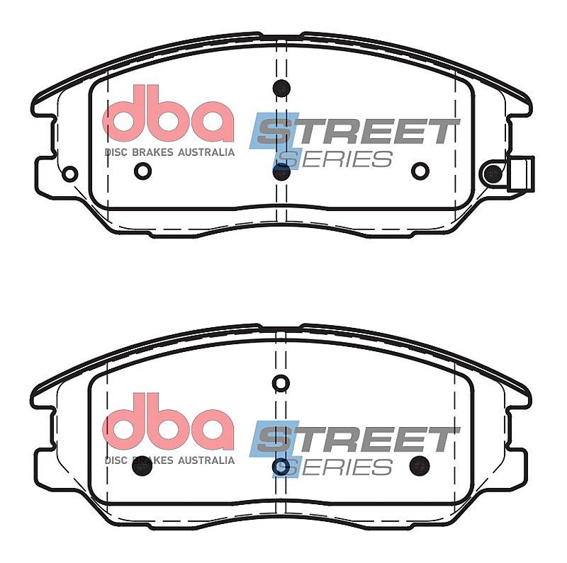 DBA Street Series Ceramic Brake Pads 149mm x 60.8mm DB1684SS - Front