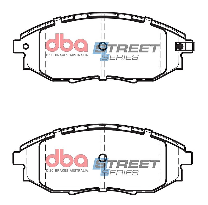DBA Street Series Ceramic Brake Pads 143.8mm x 56.4mm DB1688SS - Front