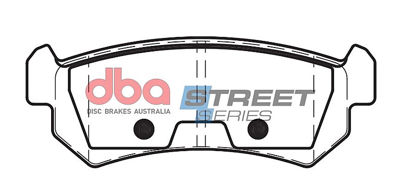 DBA Street Series Ceramic Brake Pads 104.5mm x 36.5mm DB1690SS - Rear