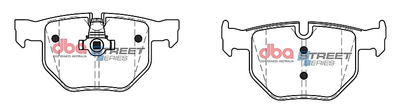 DBA Street Series Ceramic Brake Pads 121.9mm x 58mm DB1694SS - Rear
