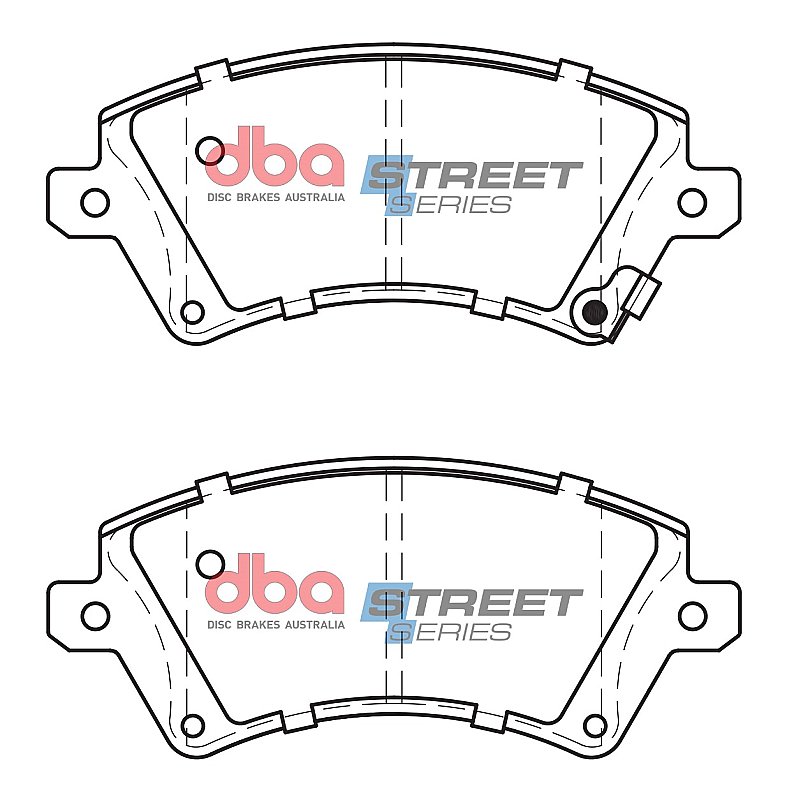 DBA Street Series Ceramic Brake Pads 131.8mm x 57.1mm DB1714SS - Front