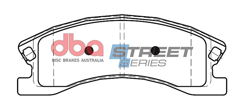 DBA Street Series Ceramic Brake Pads 157.7mm x 60.5mm DB1716SS - Front