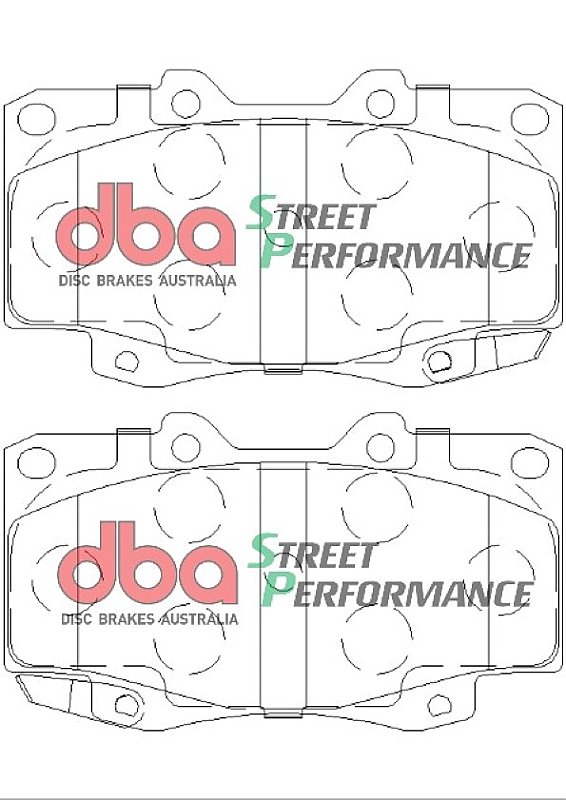 DBA Brake Kit - Street Series En-Shield Plain & Street Performance Brake Pads (2x DBA2714E + DB1739SP) DBA2714E-1739SP