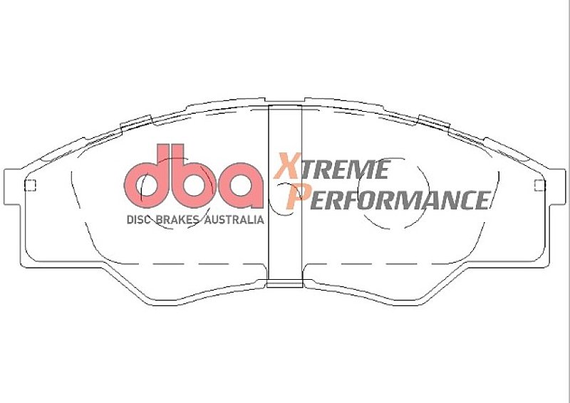 DBA Xtreme Performance Brake Pads 140.1mm x 52.1mm DB1741XP - Front